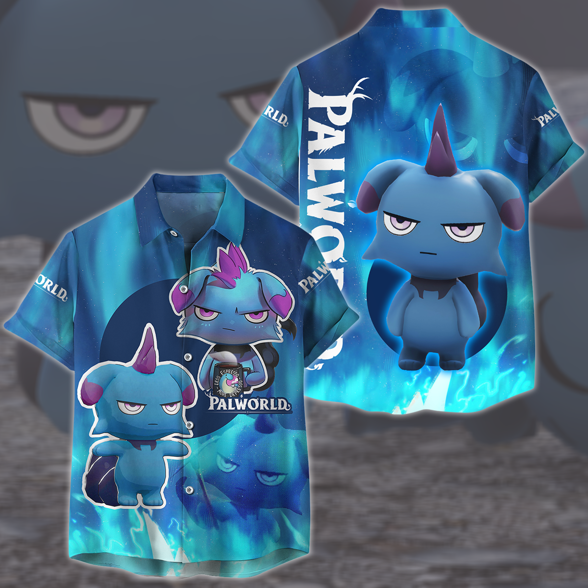 Palworld Video Game All Over Printed T-shirt Tank Top Zip Hoodie Pullover Hoodie Hawaiian Shirt Beach Shorts Joggers Hawaiian Shirt S
