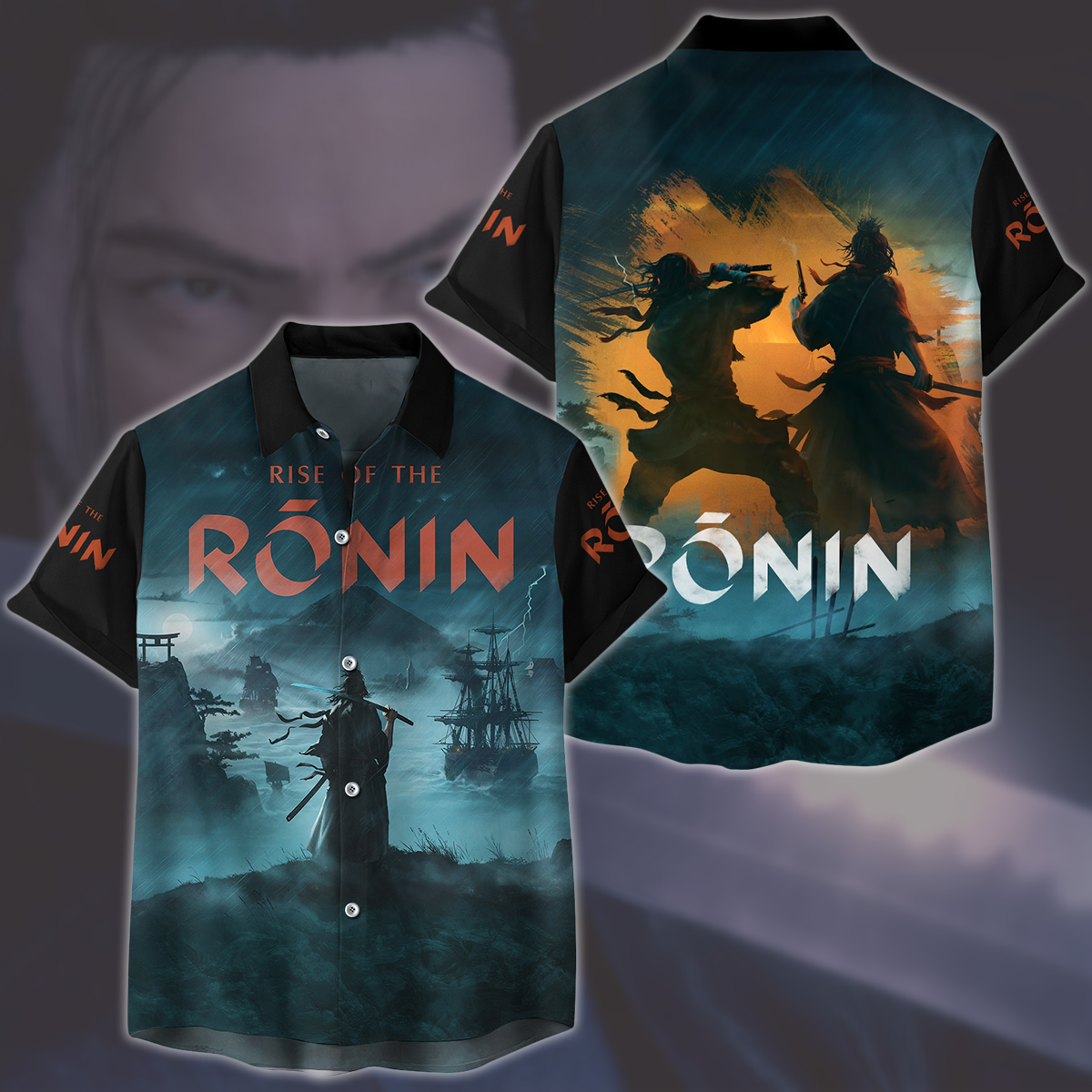 Rise of the Ronin Video Game All Over Printed T-shirt Tank Top Zip Hoodie Pullover Hoodie Hawaiian Shirt Beach Shorts Joggers Hawaiian Shirt S