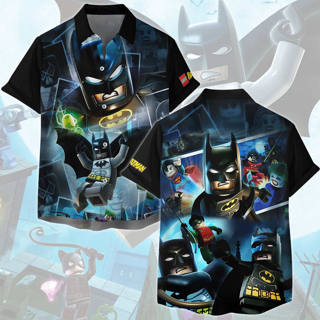 LEGO Batman: The Videogame Video Game All Over Printed T-shirt Tank Top Zip Hoodie Pullover Hoodie Hawaiian Shirt Beach Shorts Joggers Hawaiian Shirt S
