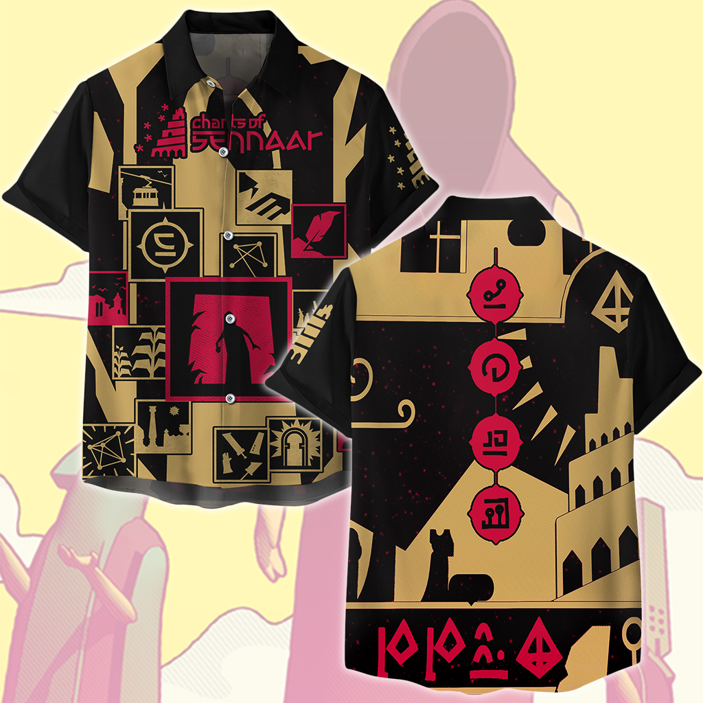 Chants of Sennaar Video Game All Over Printed T-shirt Tank Top Zip Hoodie Pullover Hoodie Hawaiian Shirt Beach Shorts Joggers Hawaiian Shirt S