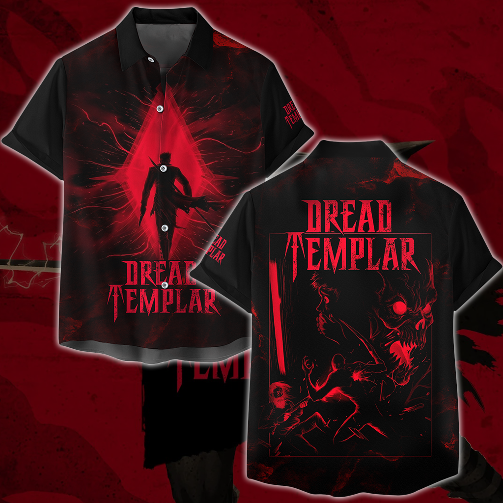 Dread Templar Video Game All Over Printed T-shirt Tank Top Zip Hoodie Pullover Hoodie Hawaiian Shirt Beach Shorts Joggers Hawaiian Shirt S