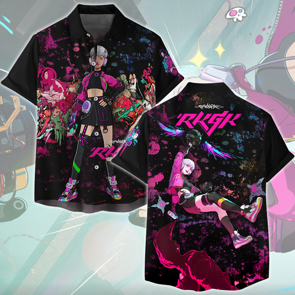 RKGK (Rakugaki) Video Game All Over Printed T-shirt Tank Top Zip Hoodie Pullover Hoodie Hawaiian Shirt Beach Shorts Joggers Hawaiian Shirt S
