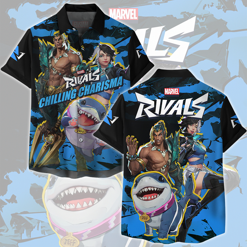 Marvel Rivals - Chilling Charisma Video Game All Over Printed T-shirt Tank Top Zip Hoodie Pullover Hoodie Hawaiian Shirt Beach Shorts Joggers Hawaiian Shirt S