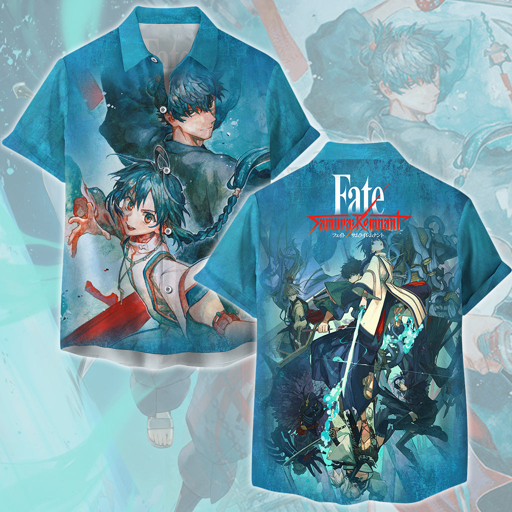 Fate/Samurai Remnant Video Game All Over Printed T-shirt Tank Top Zip Hoodie Pullover Hoodie Hawaiian Shirt Beach Shorts Joggers Hawaiian Shirt S