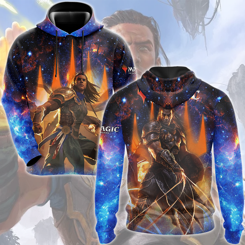Magic: The Gathering Gideon Jura Video Game All Over Printed T-shirt Tank Top Zip Hoodie Pullover Hoodie Hawaiian Shirt Beach Shorts Joggers Hoodie S