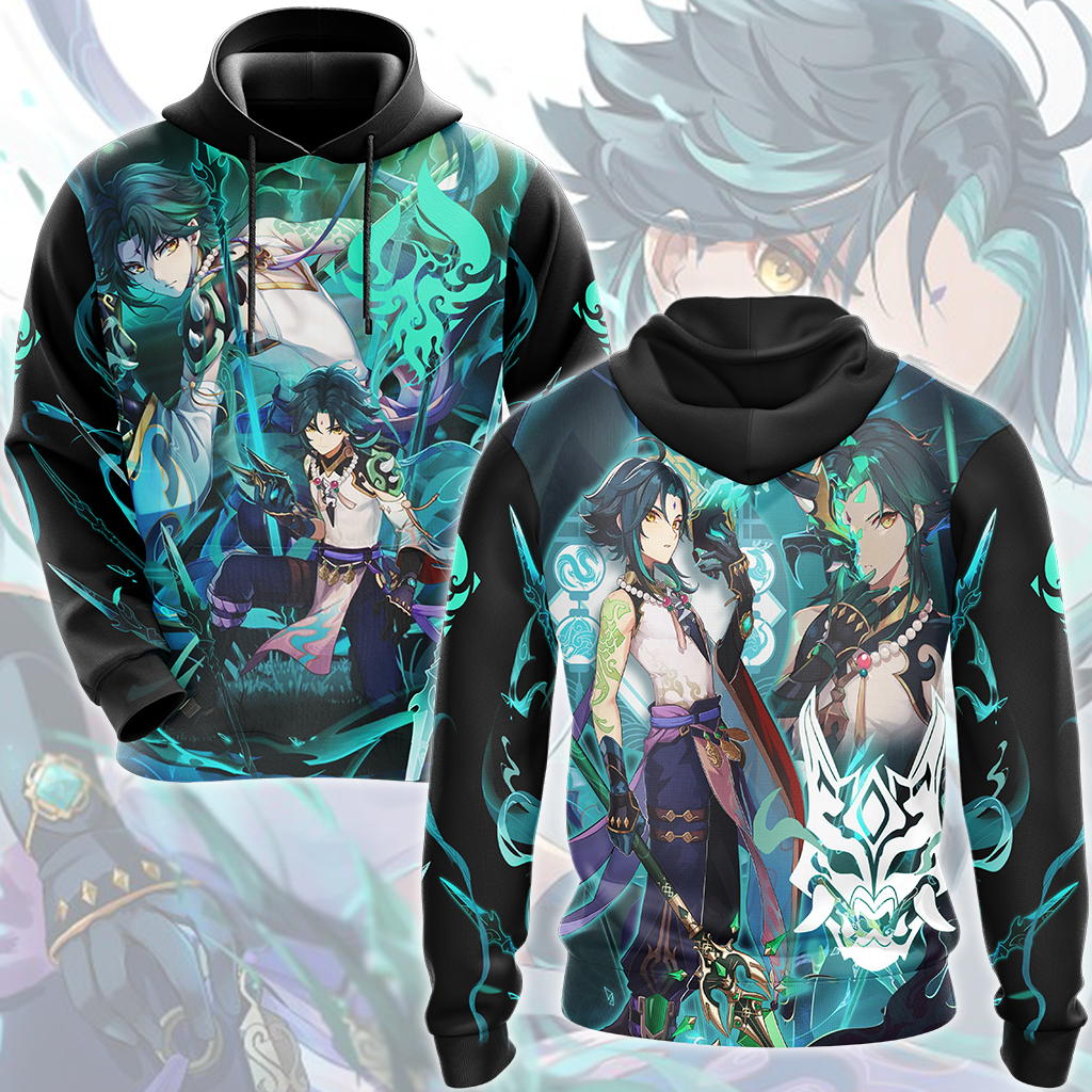 Genshin Impact Xiao Video Game All Over Printed T-shirt Tank Top Zip Hoodie Pullover Hoodie Hawaiian Shirt Beach Shorts Joggers Hoodie S