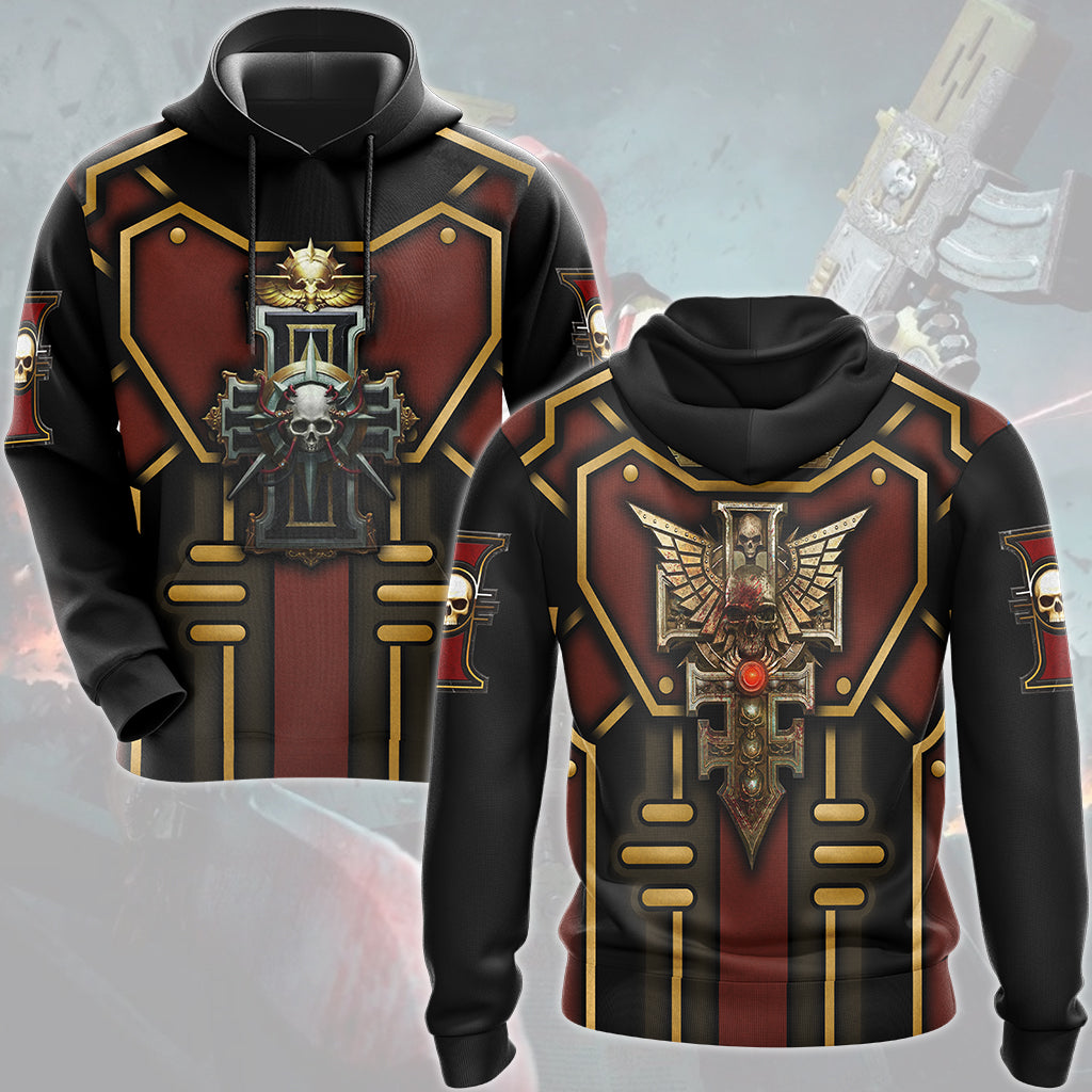 Warhammer 40K Inquisitor Video Game All Over Printed T-shirt Tank Top Zip Hoodie Pullover Hoodie Hawaiian Shirt Beach Shorts Joggers Hoodie S