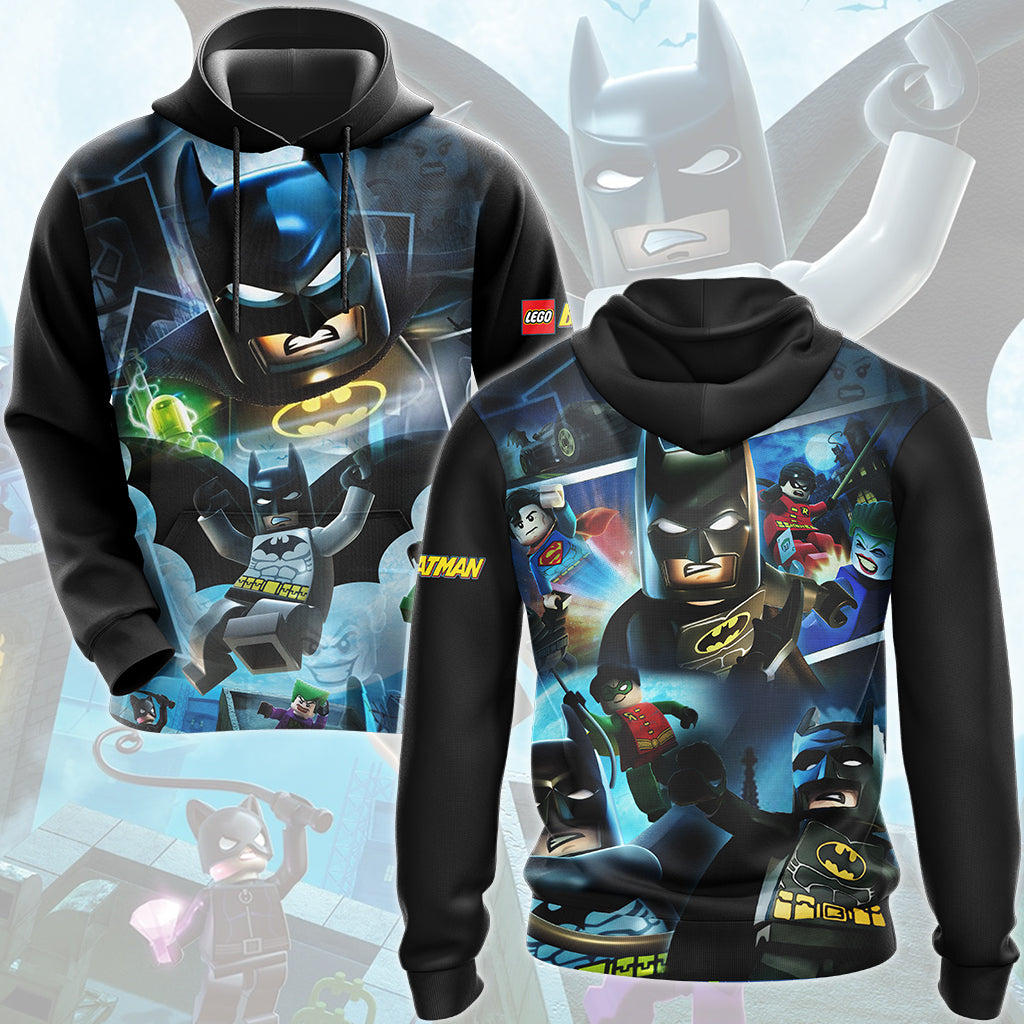 LEGO Batman: The Videogame Video Game All Over Printed T-shirt Tank Top Zip Hoodie Pullover Hoodie Hawaiian Shirt Beach Shorts Joggers Hoodie S