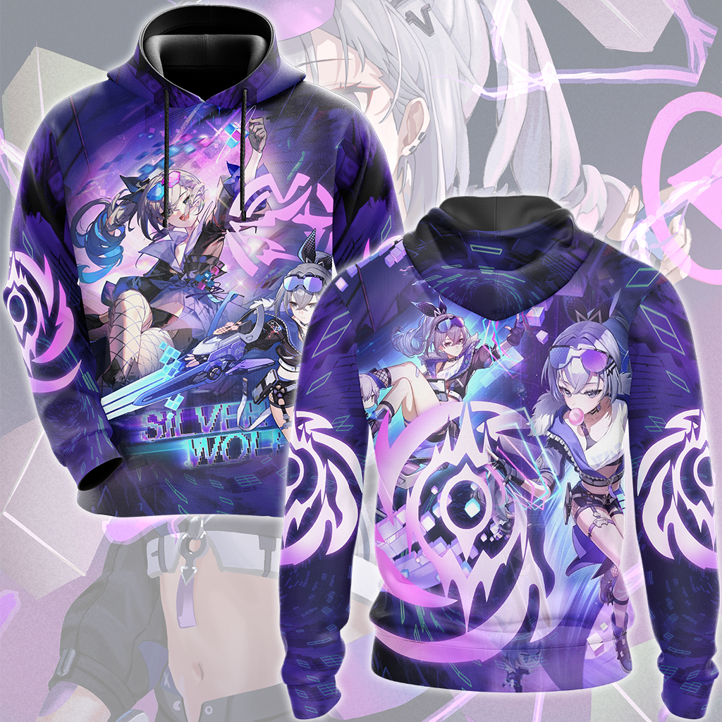 Honkai: Star Rail Silver Wolf Video Game All Over Printed T-shirt Tank Top Zip Hoodie Pullover Hoodie Hawaiian Shirt Beach Shorts Joggers Hoodie S