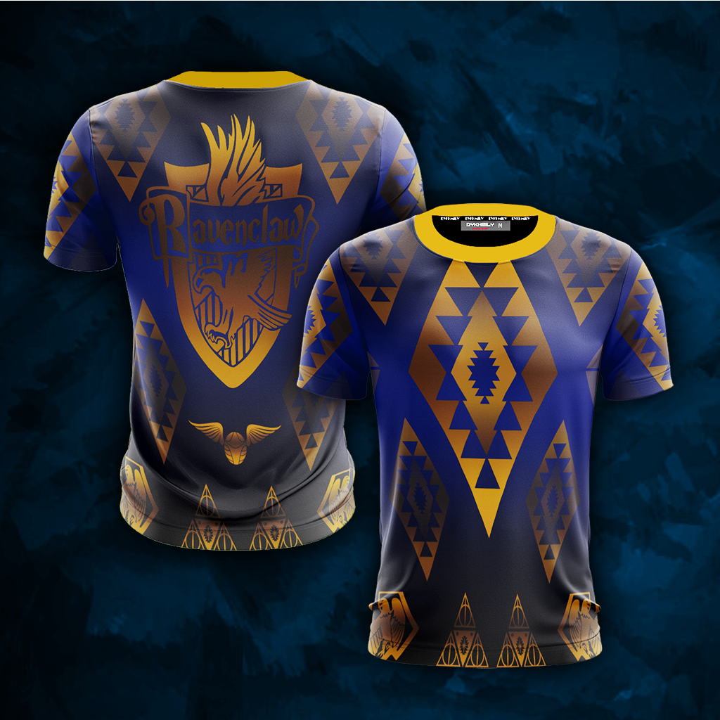 Hogwart Proud To Be A Ravenclaw Harry Potter 3D Hoodie T-shirt S