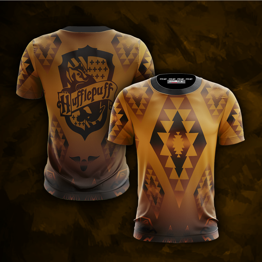 Hogwart Proud To Be A Hufflepuff Harry Potter 3D Hoodie T-shirt S