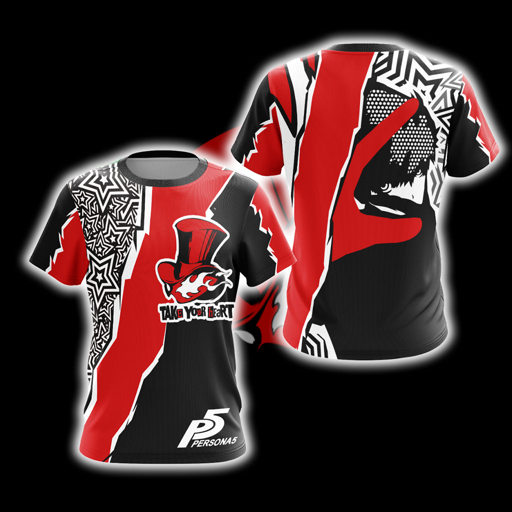 Persona 5 New Look Unisex 3D T-shirt Hoodie T-shirt S