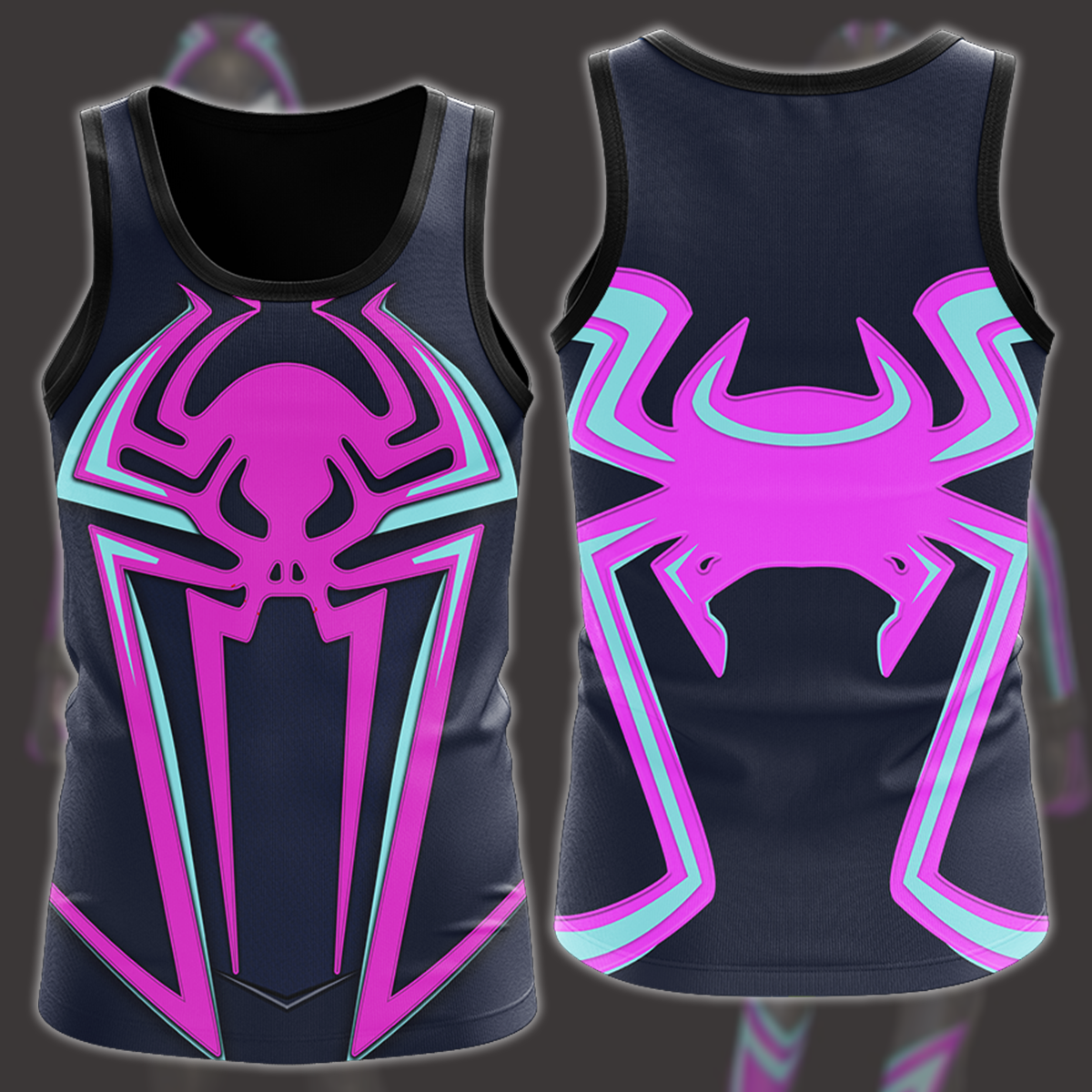 Marvel's Spider-Man 2 Miles Morales 2099 Suit Cosplay Video Game All Over Printed T-shirt Tank Top Zip Hoodie Pullover Hoodie Hawaiian Shirt Beach Shorts Joggers Tank Top S