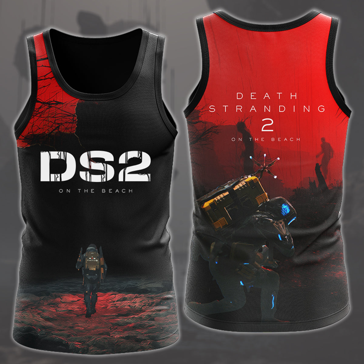 Death Stranding 2: On the Beach Video Game All Over Printed T-shirt Tank Top Zip Hoodie Pullover Hoodie Hawaiian Shirt Beach Shorts Joggers Tank Top S