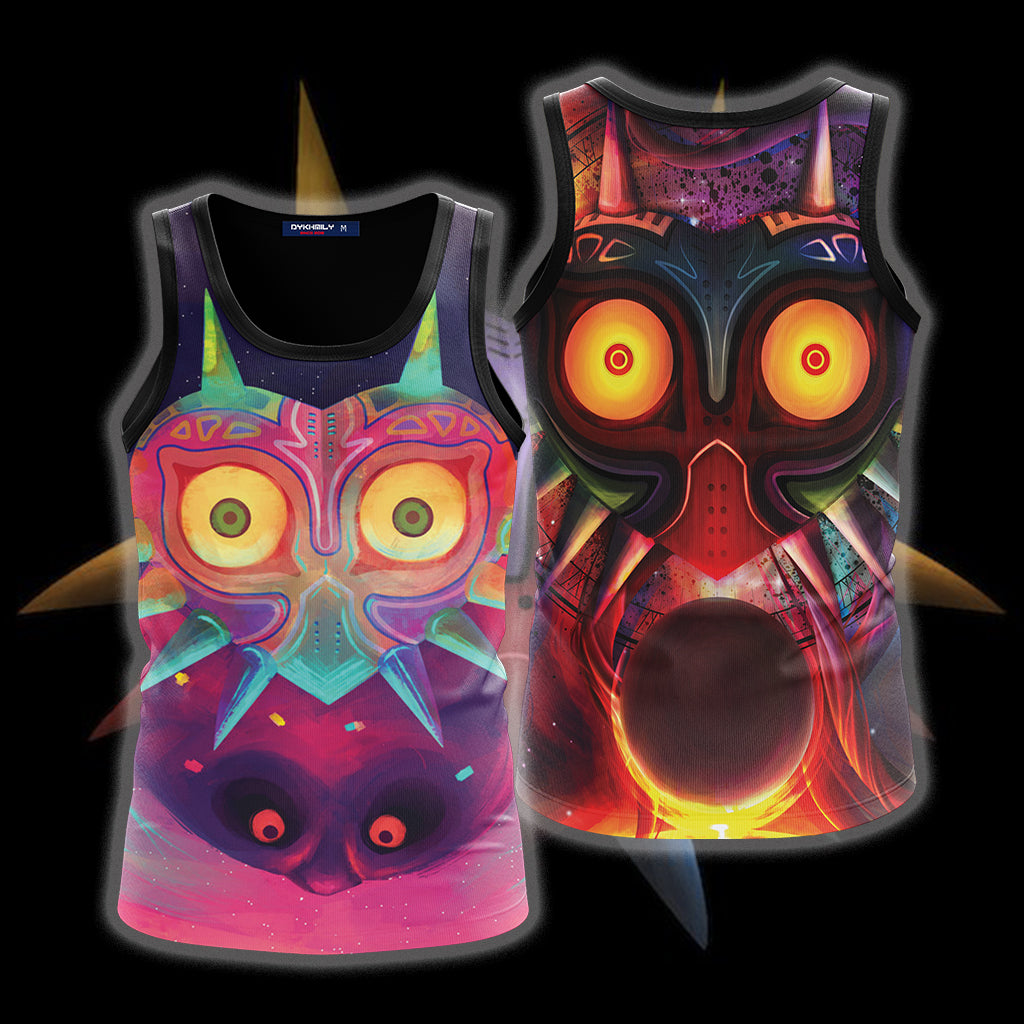 The Legend Of Zelda: Majora New Version Unisex 3D T-shirt Zip Hoodie Pullover Hoodie Tank Top S