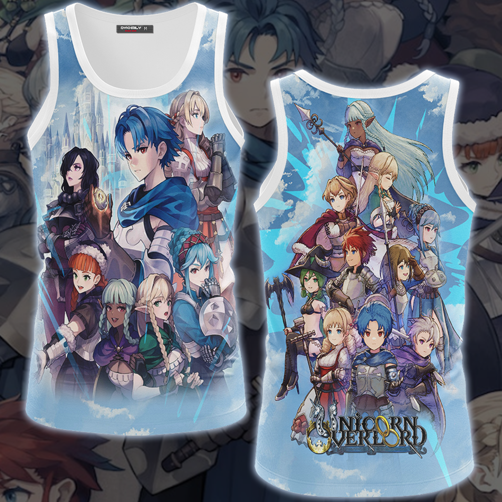 Unicorn Overlord Video Game All Over Printed T-shirt Tank Top Zip Hoodie Pullover Hoodie Hawaiian Shirt Beach Shorts Joggers Tank Top S
