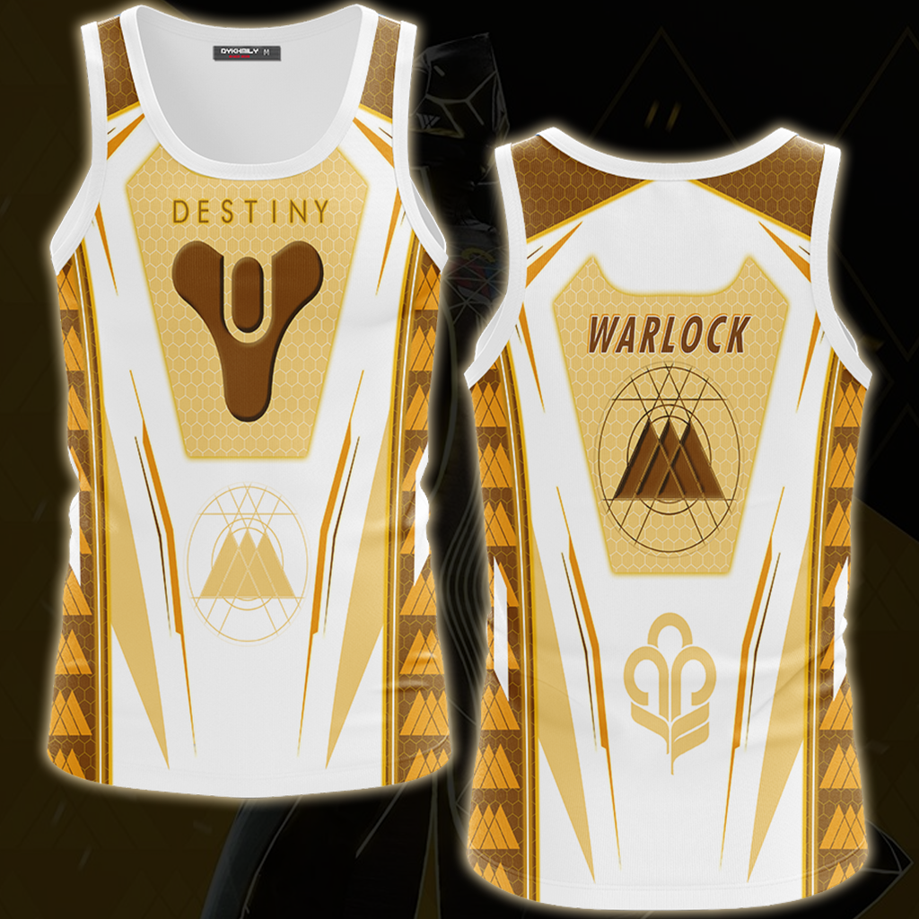 Destiny Warlock Video Game All Over Printed T-shirt Tank Top Zip Hoodie Pullover Hoodie Hawaiian Shirt Beach Shorts Joggers Tank Top S