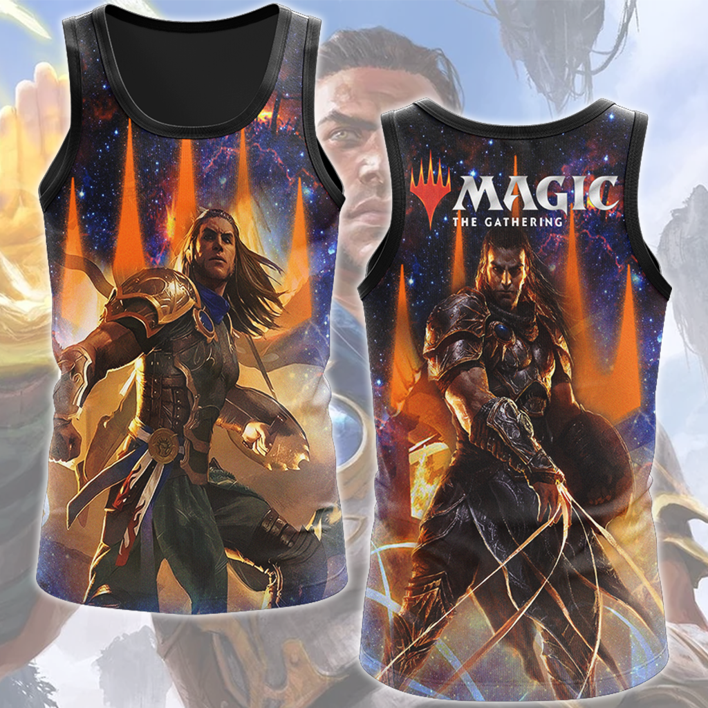 Magic: The Gathering Gideon Jura Video Game All Over Printed T-shirt Tank Top Zip Hoodie Pullover Hoodie Hawaiian Shirt Beach Shorts Joggers Tank Top S