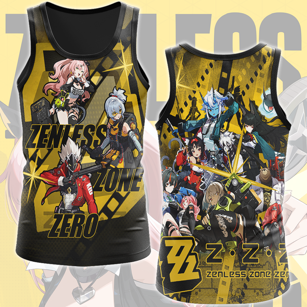 Zenless Zone Zero Video Game All Over Printed T-shirt Tank Top Zip Hoodie Pullover Hoodie Hawaiian Shirt Beach Shorts Joggers Tank Top S
