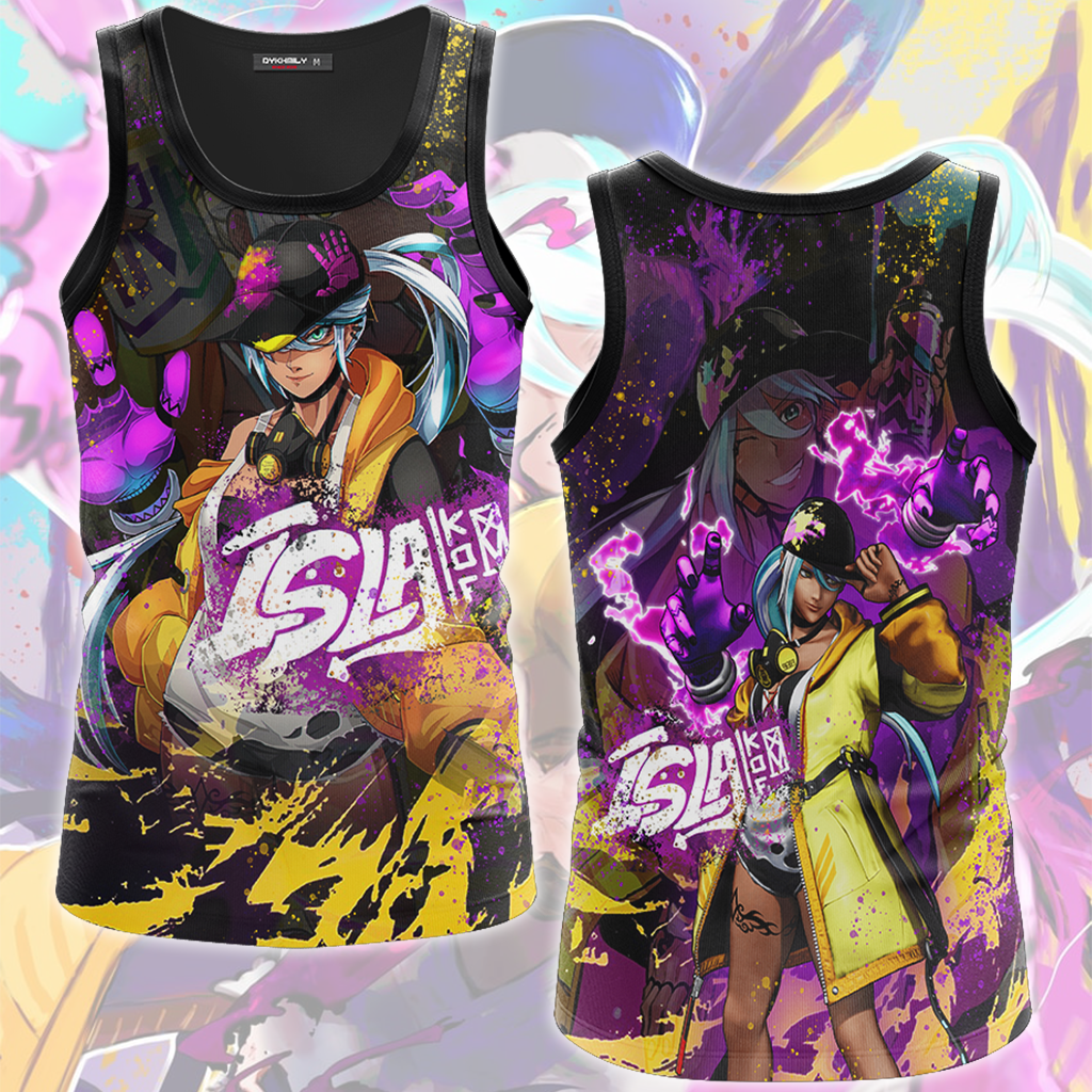 The King of Fighters XV Isla of Rubicon Video Game All Over Printed T-shirt Tank Top Zip Hoodie Pullover Hoodie Hawaiian Shirt Beach Shorts Joggers Tank Top S