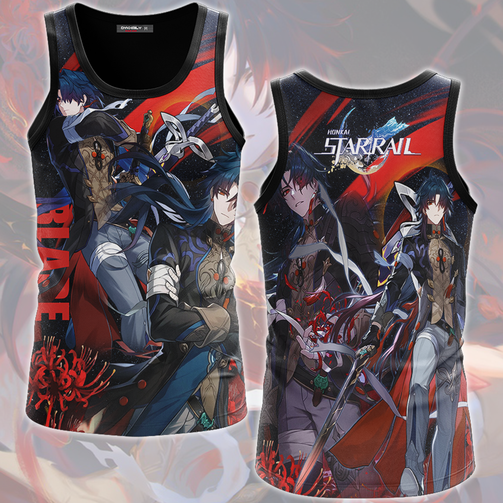 Honkai: Star Rail Blade Video Game All Over Printed T-shirt Tank Top Zip Hoodie Pullover Hoodie Hawaiian Shirt Beach Shorts Joggers Tank Top S
