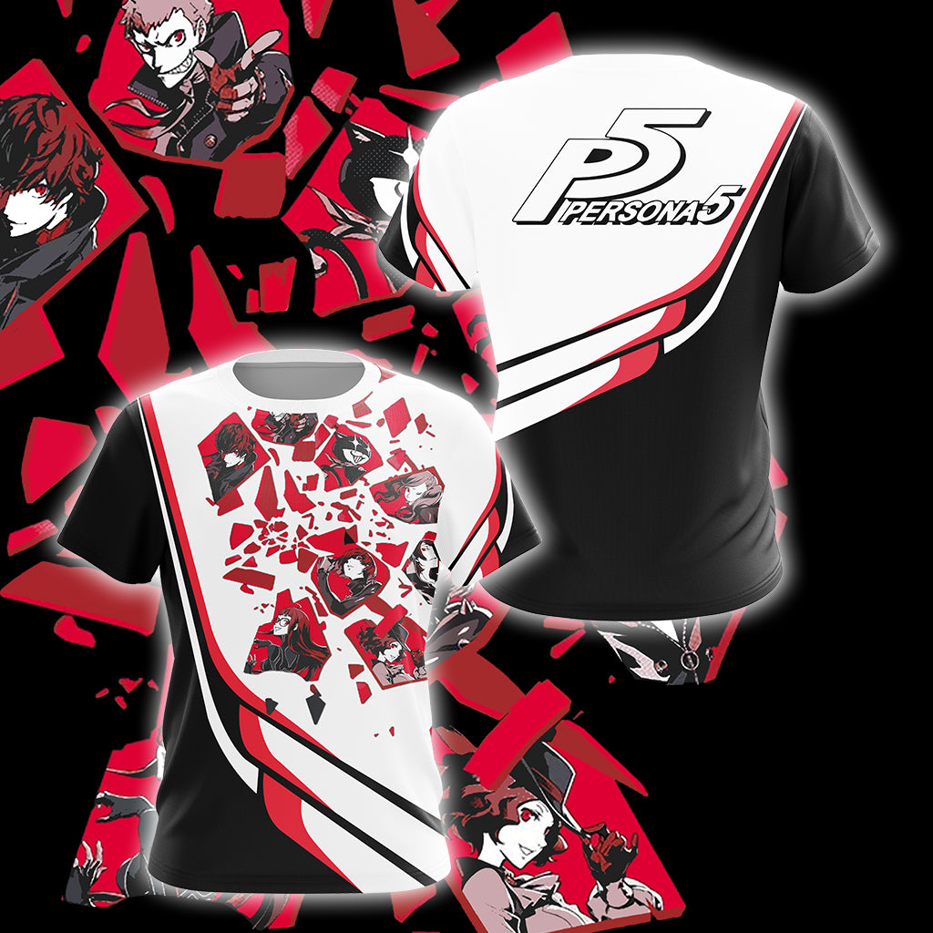 Persona 5 New Look Unisex 3D T-shirt Hoodie T-shirt S