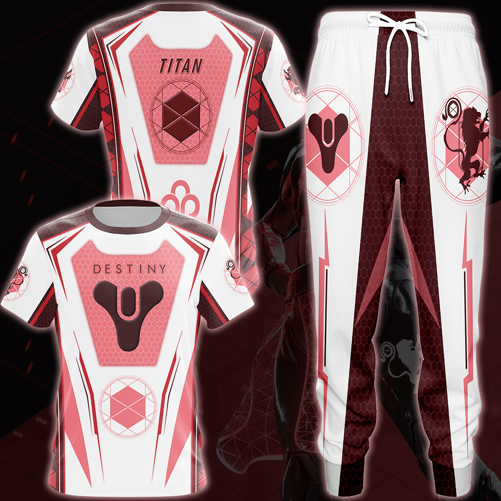 Destiny Titan Video Game All Over Printed T-shirt Tank Top Zip Hoodie Pullover Hoodie Hawaiian Shirt Beach Shorts Joggers