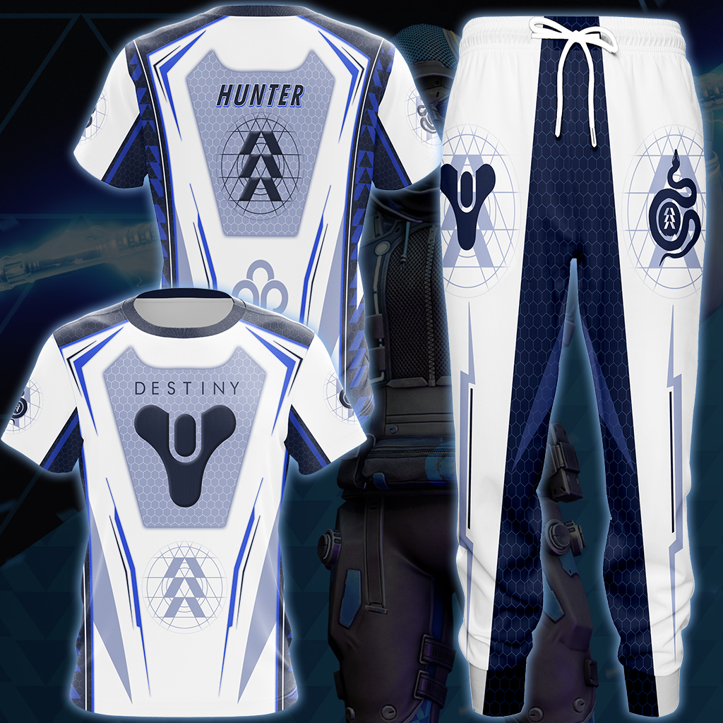 Destiny Hunter Video Game All Over Printed T-shirt Tank Top Zip Hoodie Pullover Hoodie Hawaiian Shirt Beach Shorts Joggers