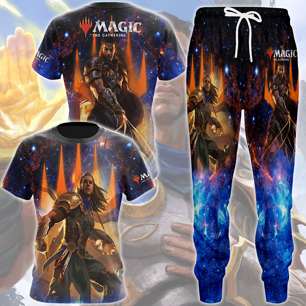 Magic: The Gathering Gideon Jura Video Game All Over Printed T-shirt Tank Top Zip Hoodie Pullover Hoodie Hawaiian Shirt Beach Shorts Joggers