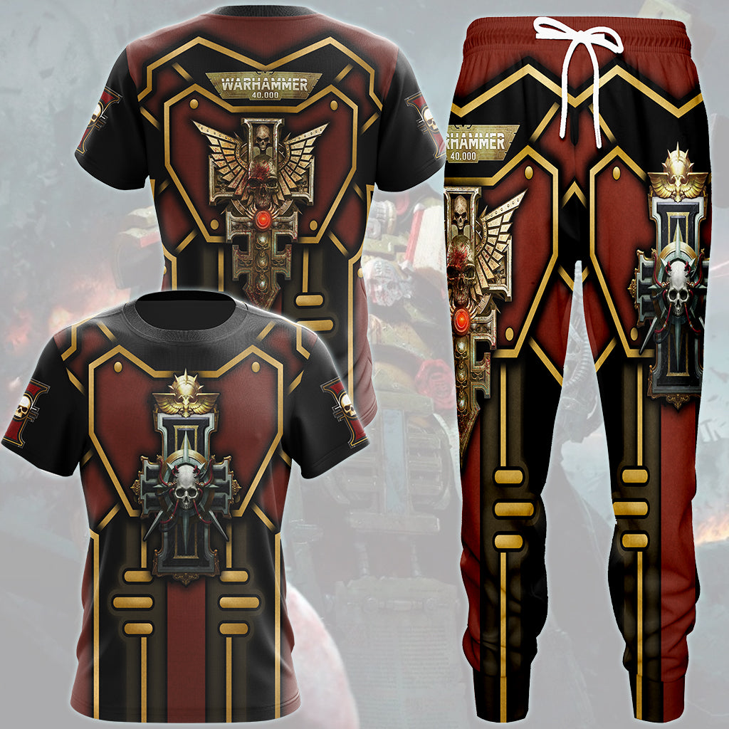 Warhammer 40K Inquisitor Video Game All Over Printed T-shirt Tank Top Zip Hoodie Pullover Hoodie Hawaiian Shirt Beach Shorts Joggers