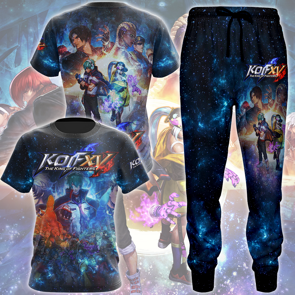 The King of Fighters Video Game All Over Printed T-shirt Tank Top Zip Hoodie Pullover Hoodie Hawaiian Shirt Beach Shorts Joggers
