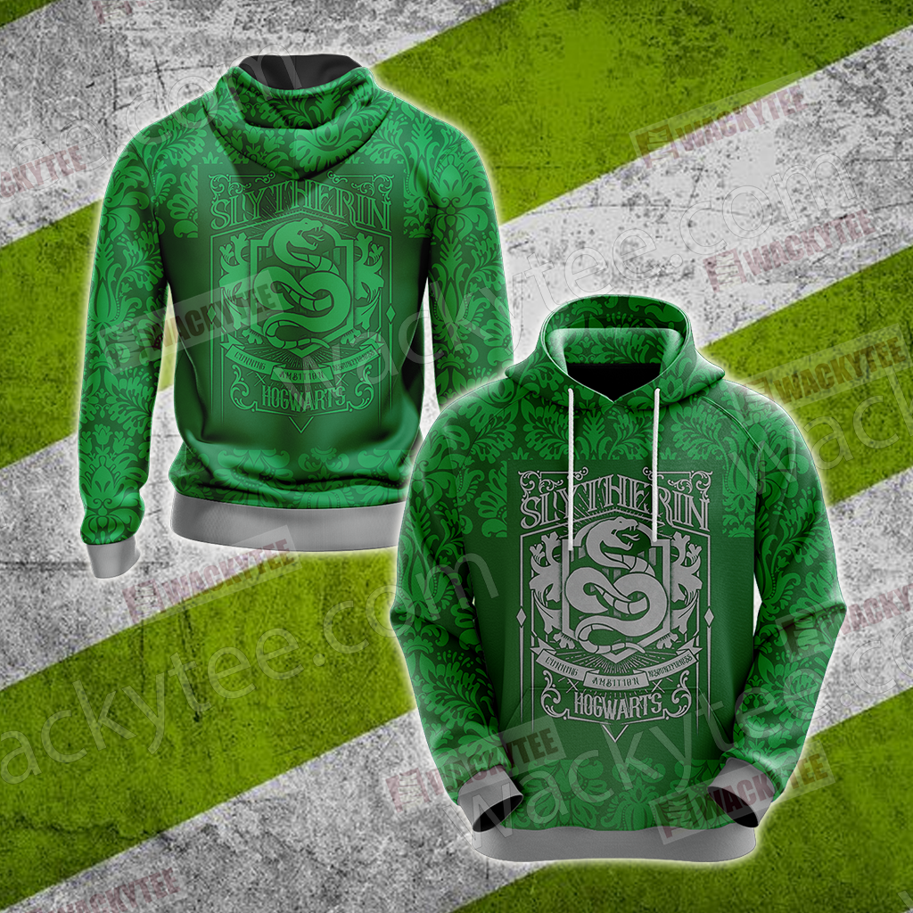 Slytherin - Power-Hungry Harry Potter New Style Unisex 3D T-shirt Hoodie S