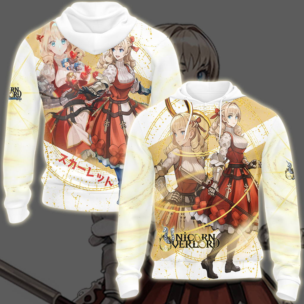 Unicorn Overlord Scarlett Video Game All Over Printed T-shirt Tank Top Zip Hoodie Pullover Hoodie Hawaiian Shirt Beach Shorts Joggers Zip Hoodie S
