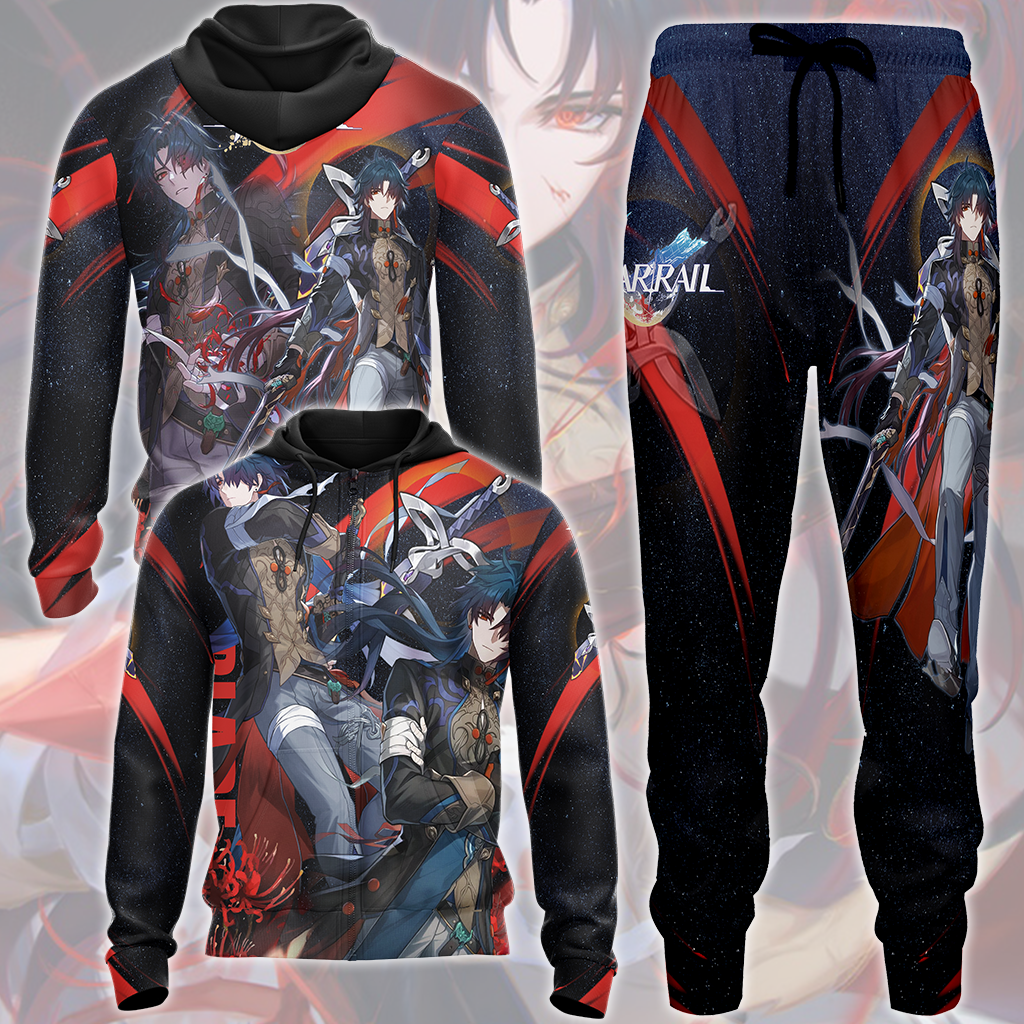 Honkai: Star Rail Blade Video Game All Over Printed T-shirt Tank Top Zip Hoodie Pullover Hoodie Hawaiian Shirt Beach Shorts Joggers