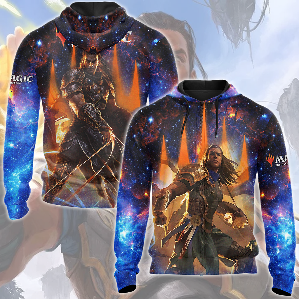 Magic: The Gathering Gideon Jura Video Game All Over Printed T-shirt Tank Top Zip Hoodie Pullover Hoodie Hawaiian Shirt Beach Shorts Joggers Zip Hoodie S