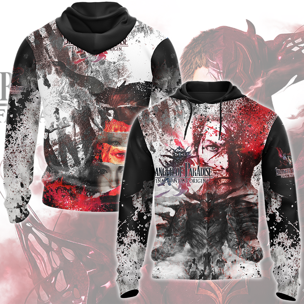 Stranger of Paradise: Final Fantasy Origin Video Game All Over Printed T-shirt Tank Top Zip Hoodie Pullover Hoodie Hawaiian Shirt Beach Shorts Joggers Zip Hoodie S