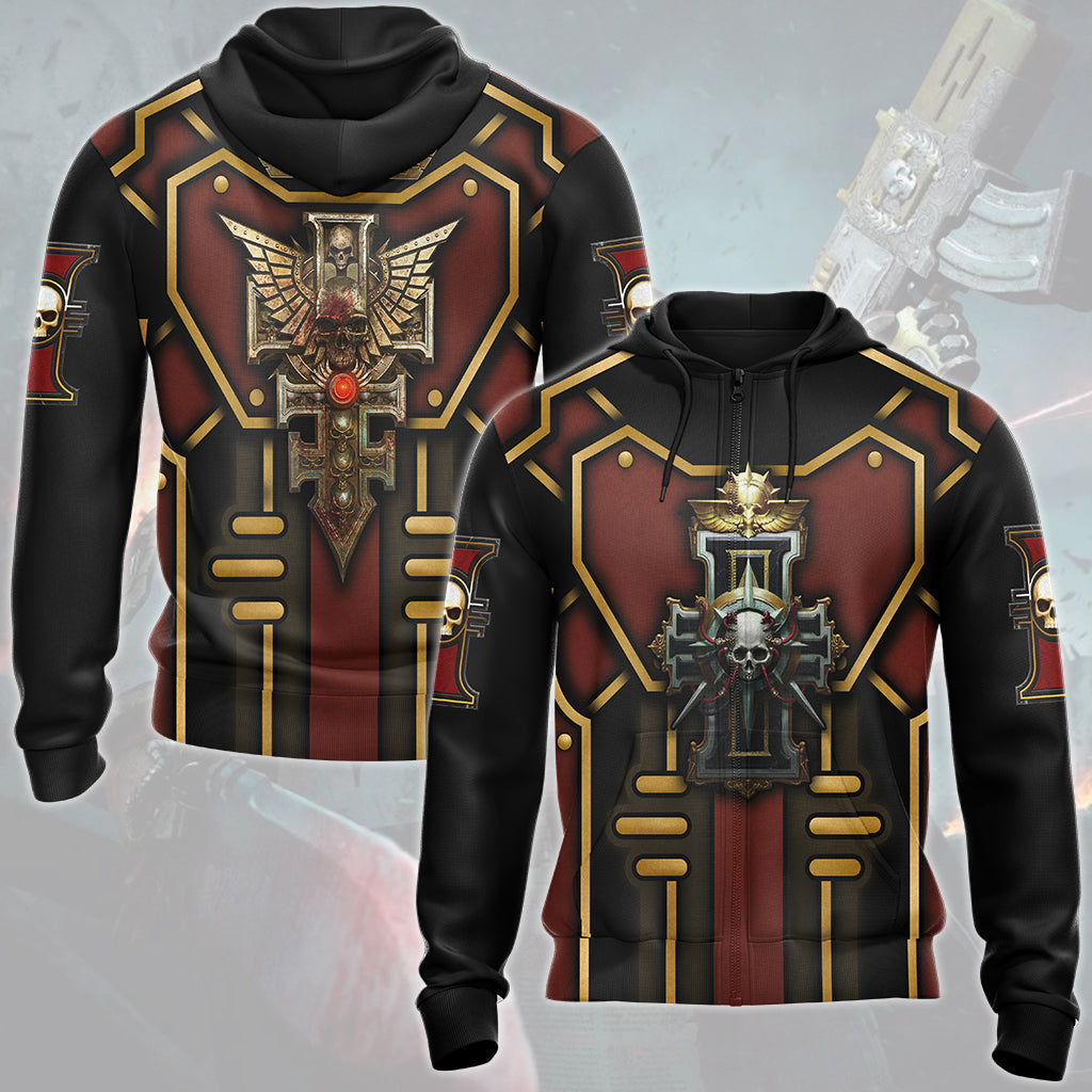 Warhammer 40K Inquisitor Video Game All Over Printed T-shirt Tank Top Zip Hoodie Pullover Hoodie Hawaiian Shirt Beach Shorts Joggers Zip Hoodie S