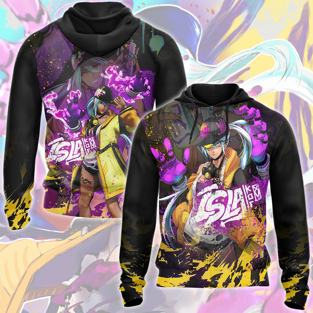 The King of Fighters XV Isla of Rubicon Video Game All Over Printed T-shirt Tank Top Zip Hoodie Pullover Hoodie Hawaiian Shirt Beach Shorts Joggers Zip Hoodie S