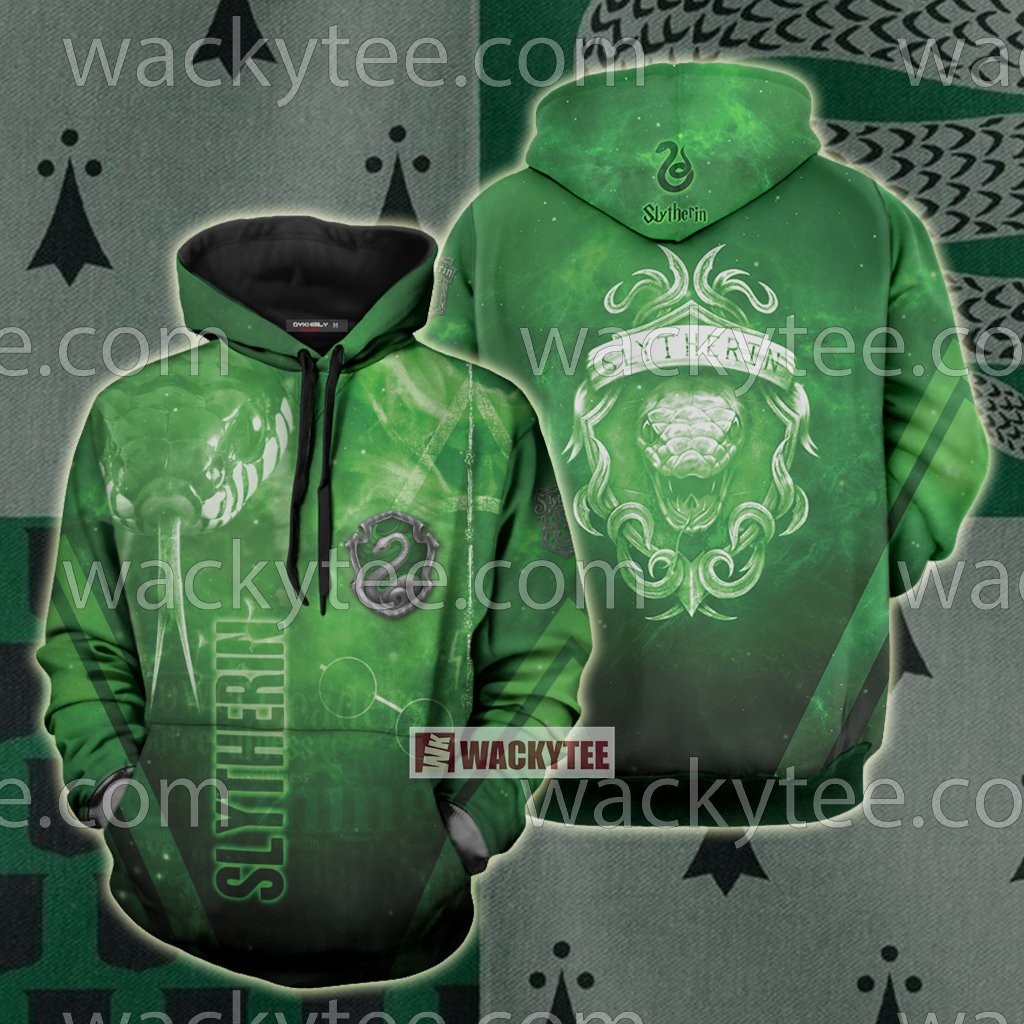 The Cunning Slytherin Harry Potter New Look Unisex 3D T-shirt Hoodie S