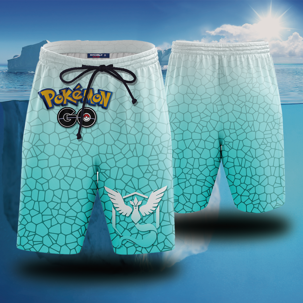 Pokemon Articuno Team Mystic Beach Short S