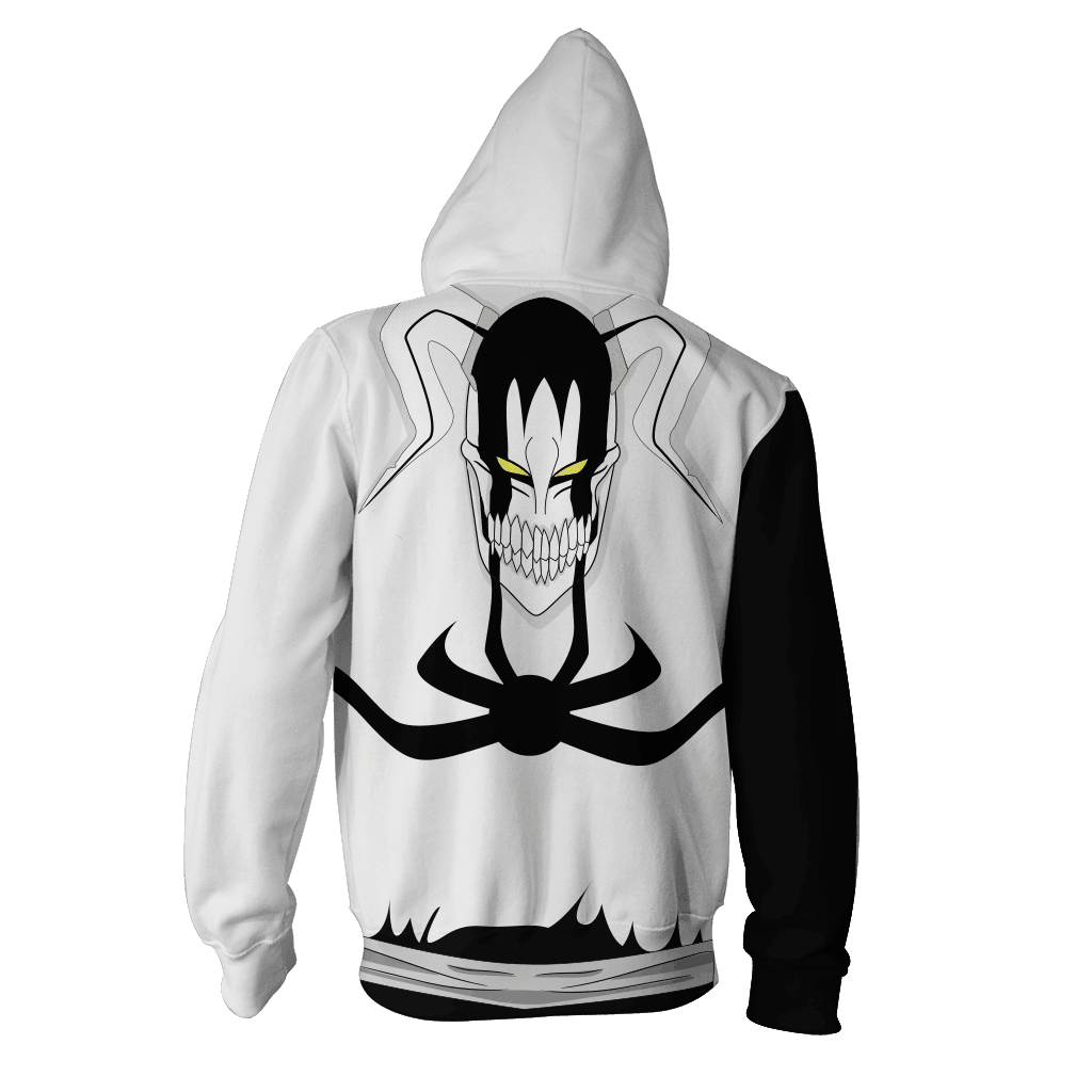 Bleach Vasto Lorde Ichigo Cosplay Zip Up Hoodie Jacket