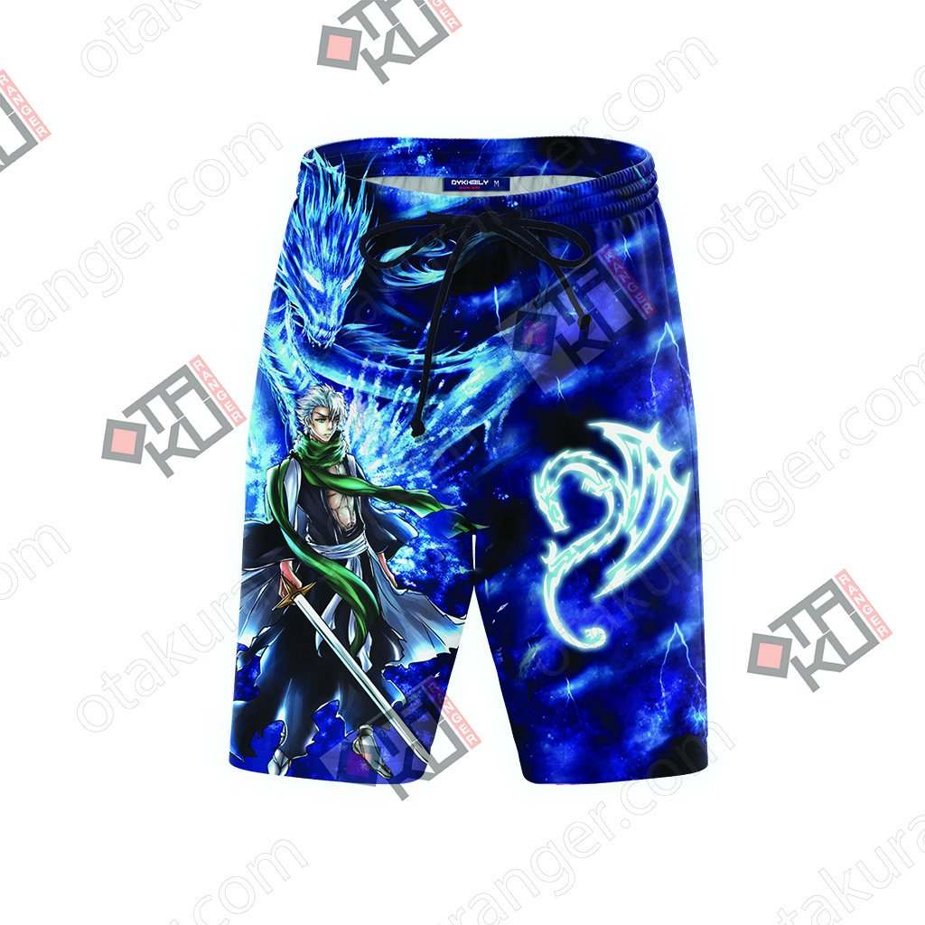 Bleach Hitsugaya Toshiro Daiguren Hyourinmaru Unisex 3D Beach Shorts