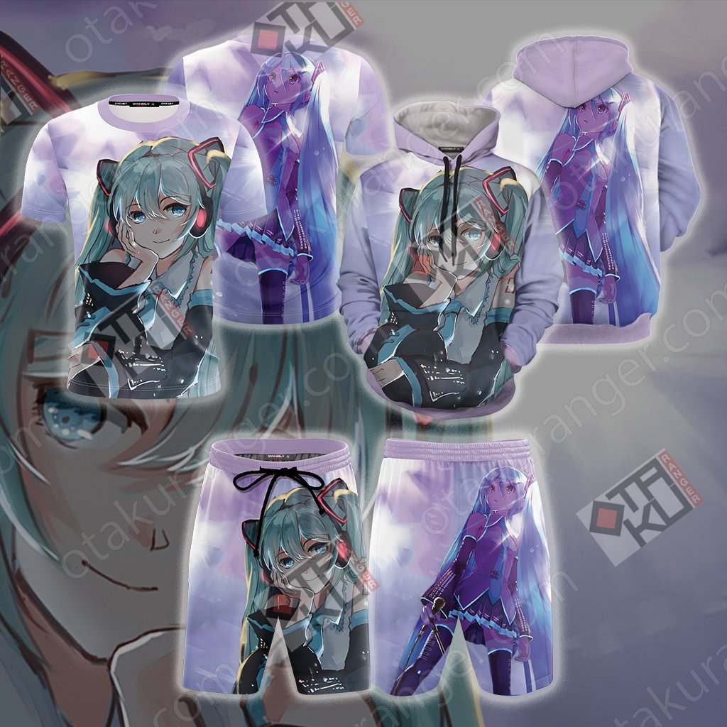 Hatsune Miku New Collection Unisex 3D T-shirt