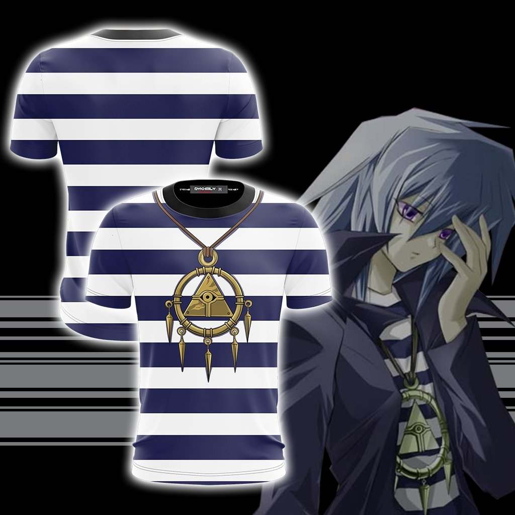 Yu-Gi-Oh! Ryo Bakura Cosplay Unisex 3D T-shirt S