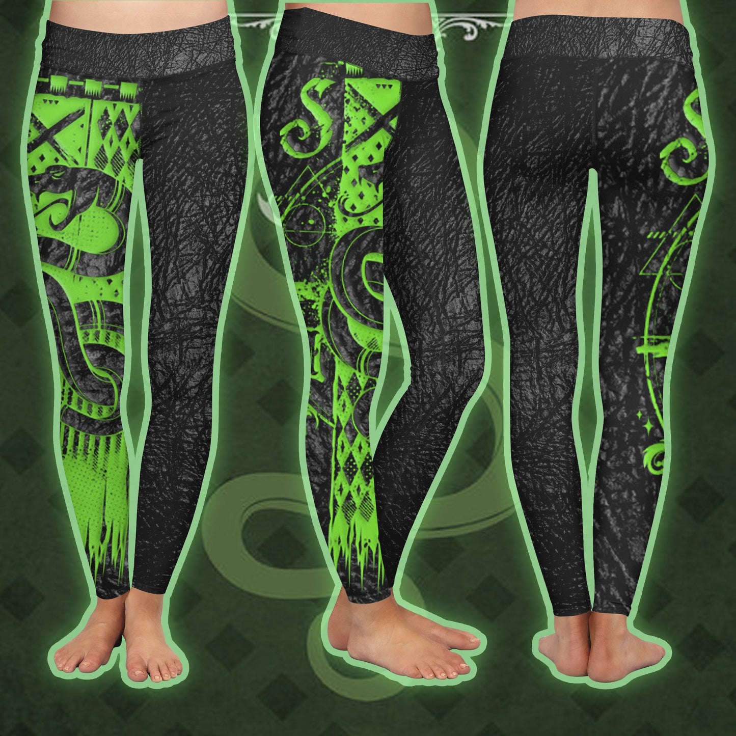 Harry Potter Hogwarts House Gryffindor Slytherin Ravenclaw Hufflepuff Leggings