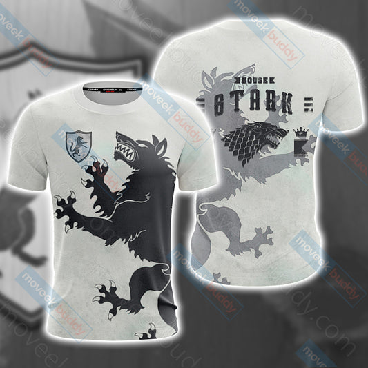 House Stark Game Of Thrones Unisex 3D T-shirt S
