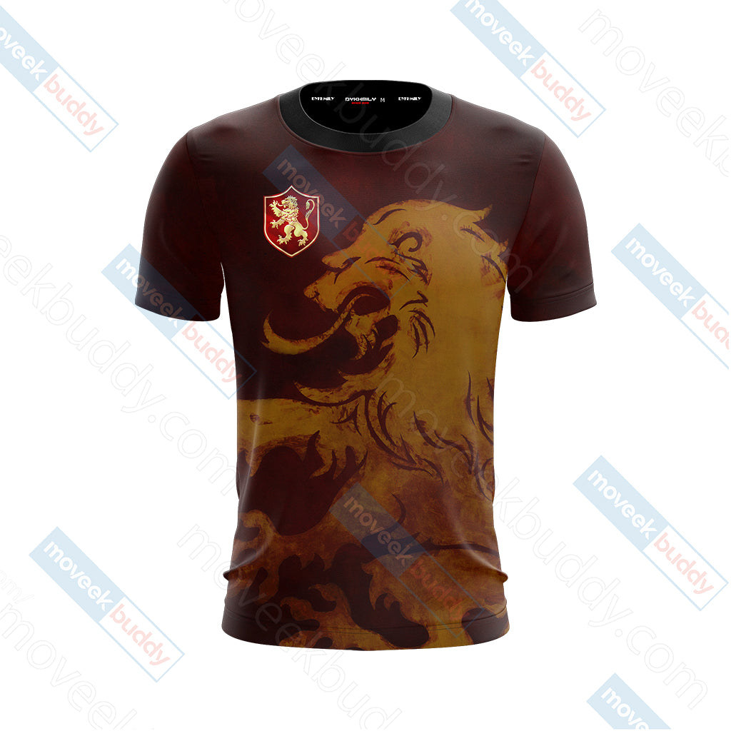 House Lannister Game Of Thrones Unisex 3D T-shirt
