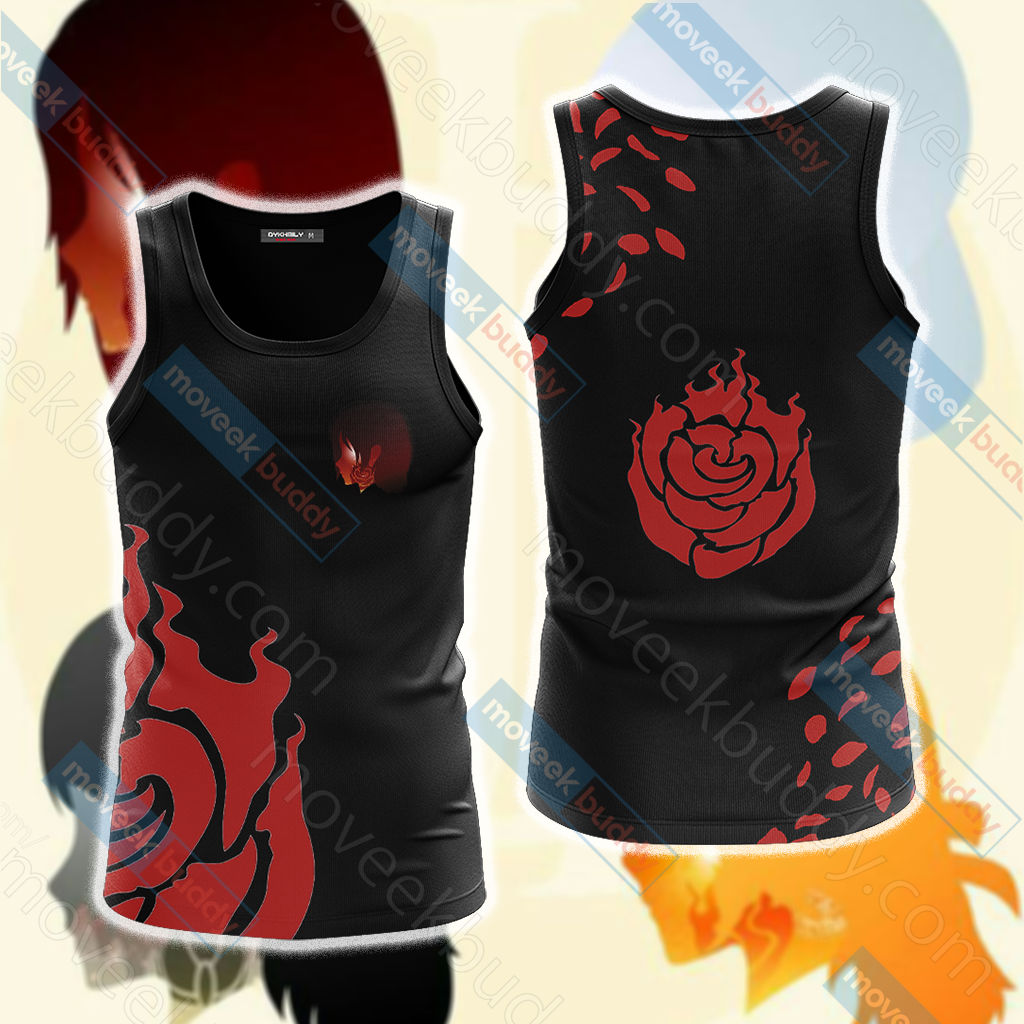 RWBY Ruby Rose 3D Tank Top S