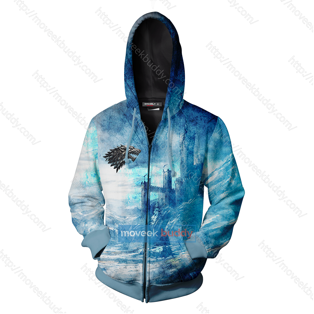 Arya Stark Game Of Thrones Zip Up Hoodie