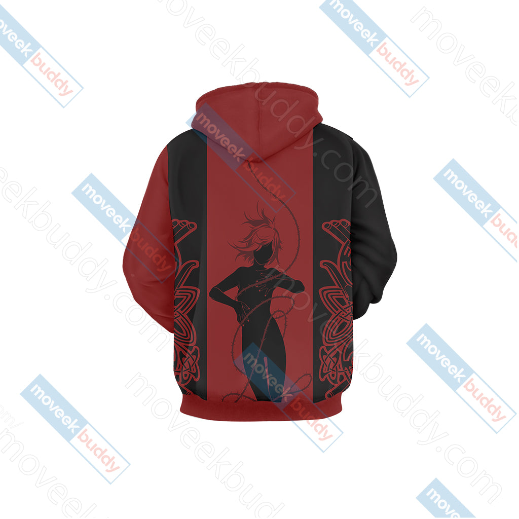 RWBY Ruby The Reaper 3D Hoodie